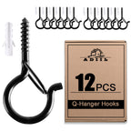 Q Hanger Ceiling Screw Hooks for Hanging Outdoor String Light, Plants