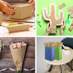100 Sheets Kraft Tissue Paper 20x14 Inches