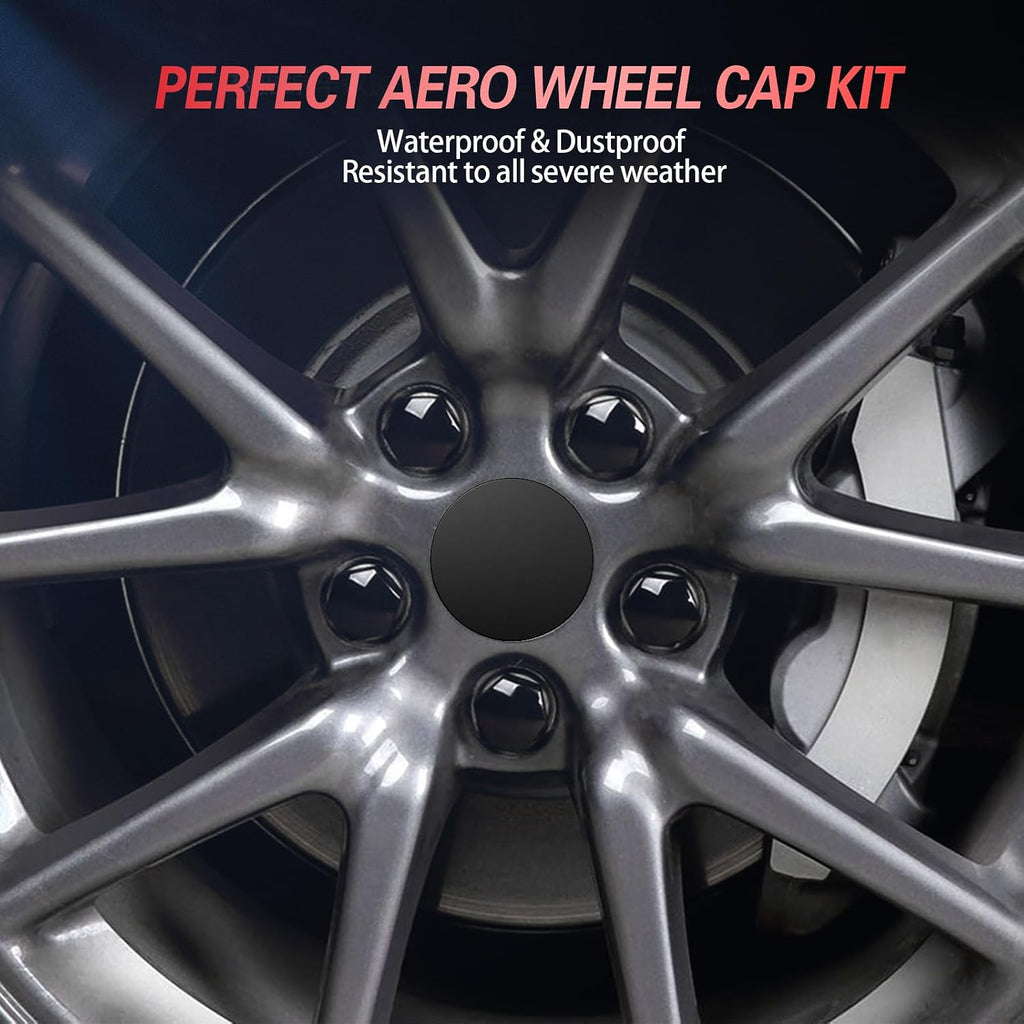 Wheel Center Caps for Tesla Model Y Model 3 19 Inch Model S 20 Inch Wheel Hub Caps Center Cover with 4 Hub Center Cap