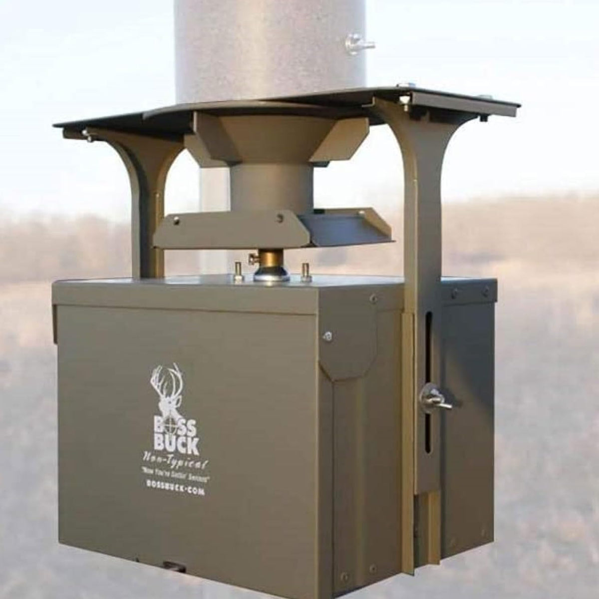 12V Auto Large Feed Kit | Hunting Versatile Automatic Durable Steel Control Box with Digital Timer & Motor for Deer