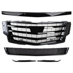 Black Grille Set 5pcs Compatible with 2015-2020 Cadillac Escalade Luxury
