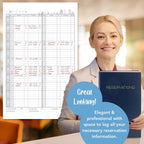 Restaurant Reservation Book, Blue, Hardbound, 408 Pages