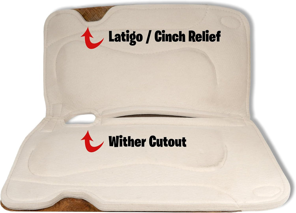 OrthoRide Correction Saddle Pad Western Saddle Pads - Made in USA