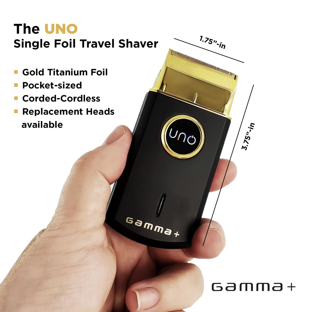Uno Mini-Sized Travel Cordless Mens Single Foil Shaver