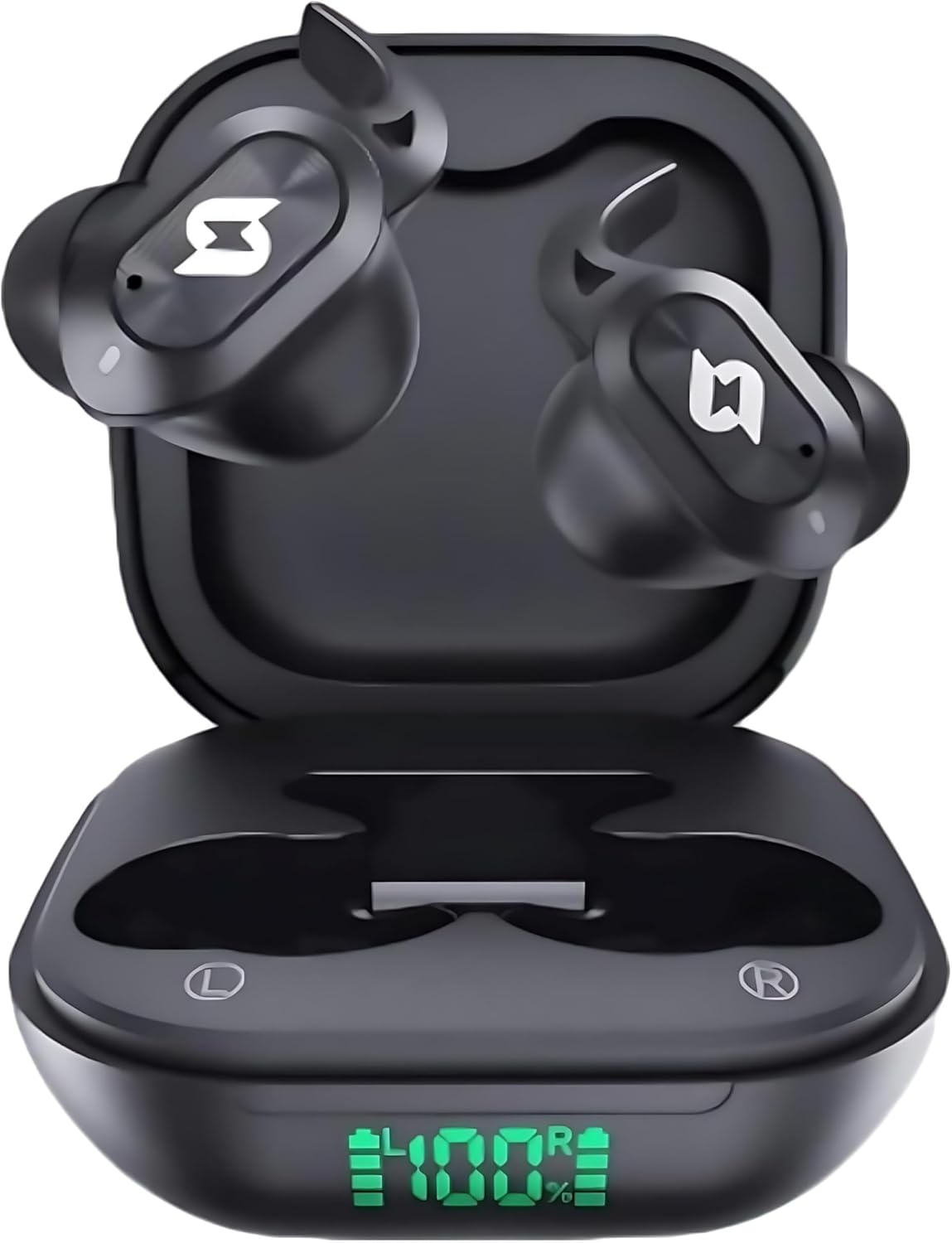 Wireless Earbuds Bluetooth Earbuds Wireless Charging Case Waterproof Headphones Built in Microphone Stereo Bass 64H
