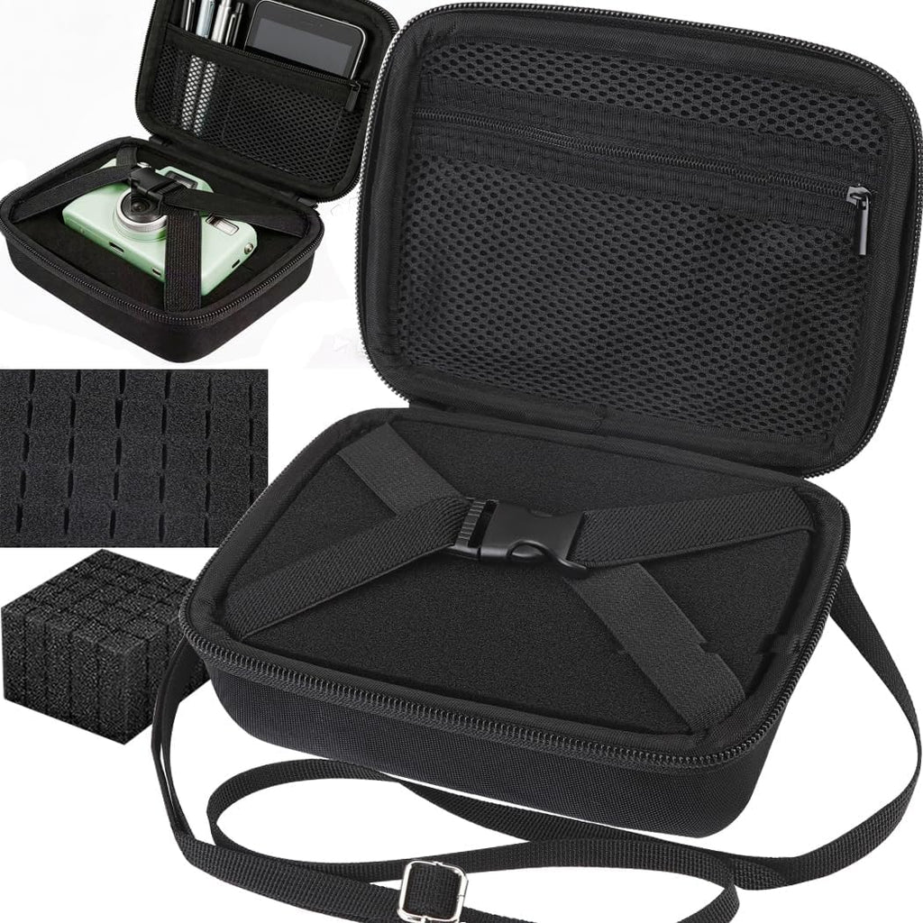 EVA Hard Shell Case Protective Case,DIY Customizable Pick and Pluck Foam Interior, Shockproof Moistureproof Portable