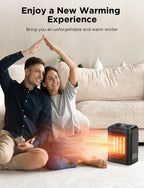 1500W Small Ceramic Space Heater,Electric Portable Indoor Heater