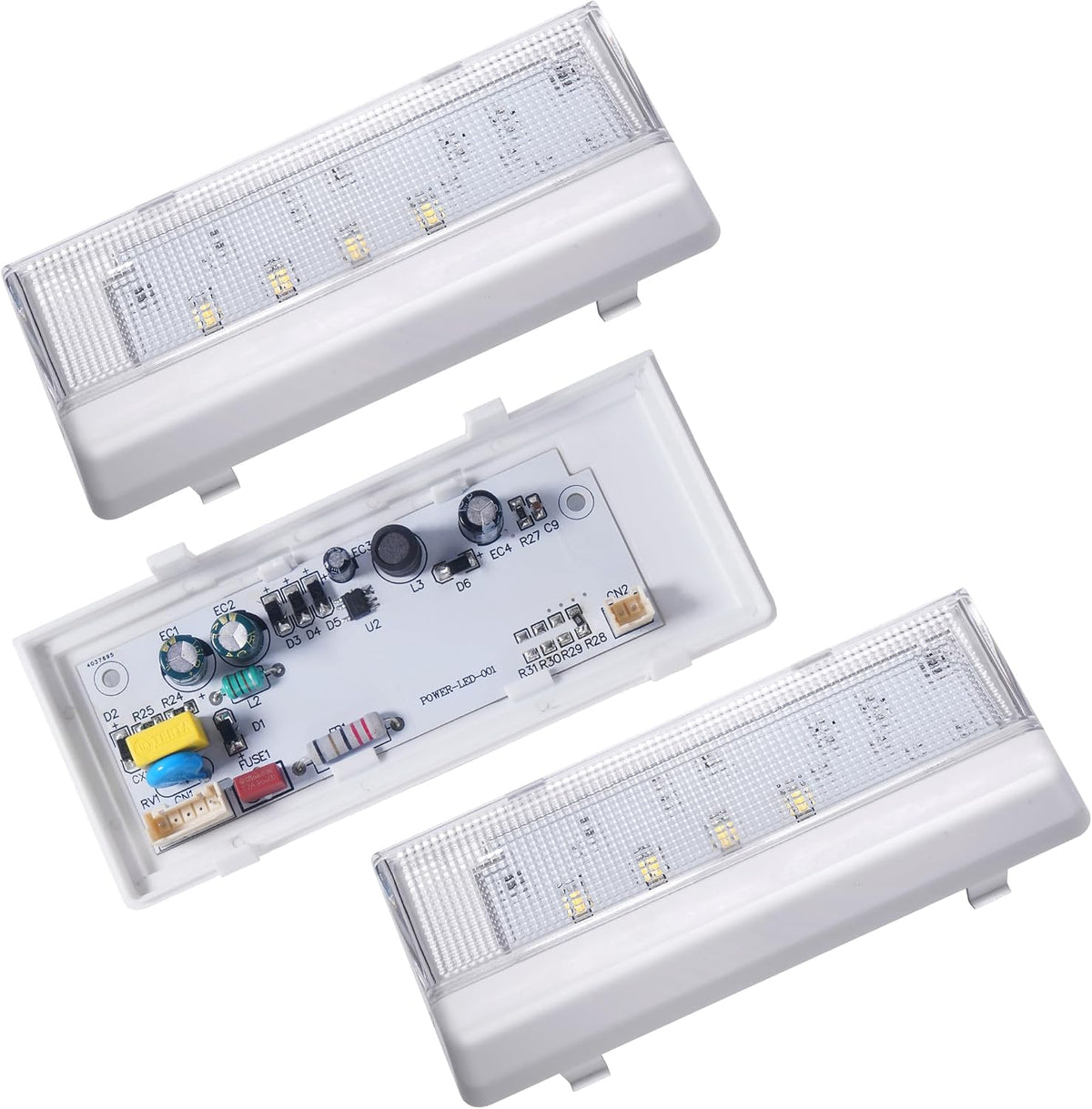 3-Pack Refrigerator LED Light Kit Fit for Whirl-pool WRS325FDAM04 Freezer
