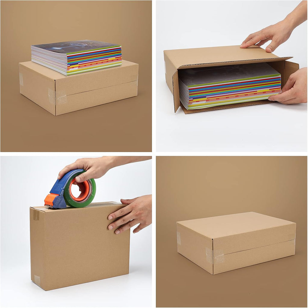 Shipping Boxes 12x9x4, Cardboard Shipping Mailing Box for Packaging, 25 Packs