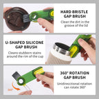 3 in 1 Cup Lid Gap Cleaning Brush Set, Multifunctional Insulation Bottle Cleaning Tools, Mutipurpose Tiny Silicone