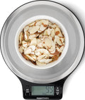 Digital Kitchen Scale with LCD Display, Tare Function, Multiple Units, Weighs up to 11 Pounds, Batteries Included