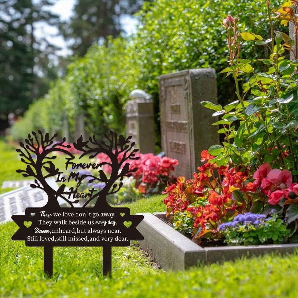 Grave Marker Cemetery Decorations for Grave Family Tree