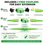 16FT Armored SC/APC Fiber Optic Internet Cable for Modem Relocation