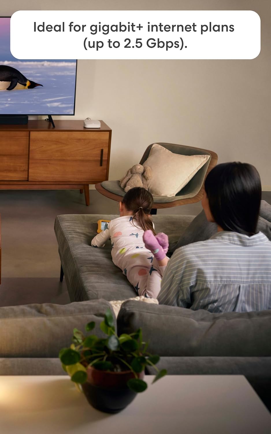 Amazon eero Pro 6E mesh wifi router - Supports internet plans up to 2.5 Gbps, Coverage up to 2,000 sq. ft., Connect