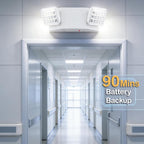 LIT-PaTH LED Emergency Light for Business, Battery Backup, 1 Pack