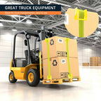 24Pack Flatbed Strap Protector Corner Edge Protector Plastic Yellow for Cargo Loads Box Truck Equipment Webbing to
