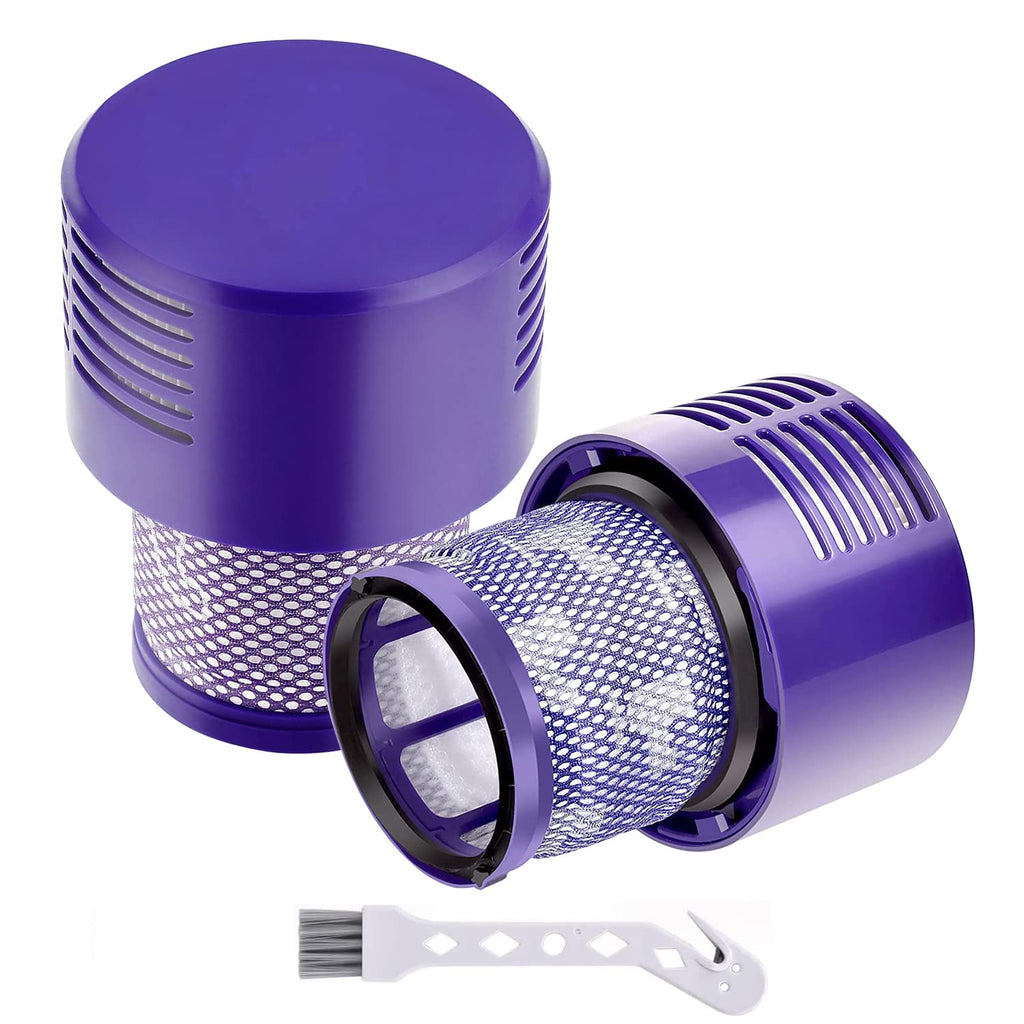 Syxtidy V10 Filter Replacement for Dyson V10, Purple, 2 Pack