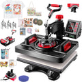 Upgraded 8 in 1 Heat Press Machine 12x15 Inch Heat Transfer Machine w/Tumbler Press 360-Degree Swing Away