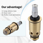 1-099XTJKABNF & 1-100XTJKABNF Quaturn Compression Cold & Hot Cartridge Kit Compatible with Chicago Faucets