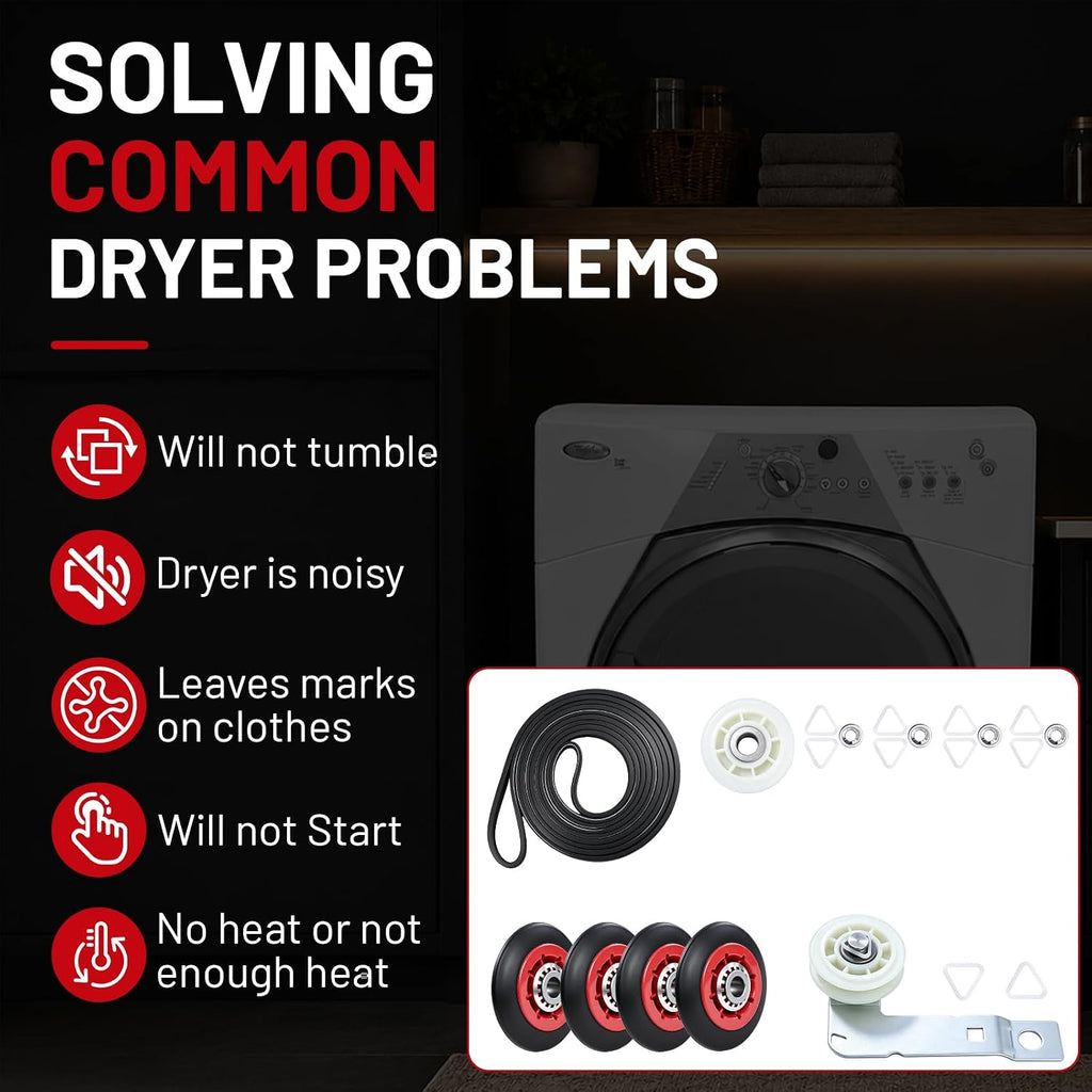 WED8300SW0 WED9200SQ0 WED9050XW1 WED9150WW0 WED8300SW2 Dryer Repair Kit
