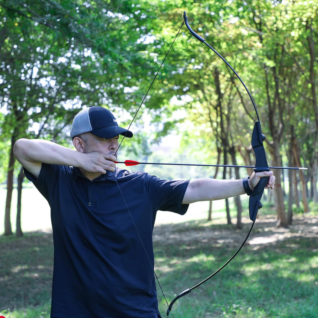 Archery Recurve Bow and Arrow Set for Adults/Youth/Teens Beginners | Left & Right Handed, 20/30/40lbs, Beginners