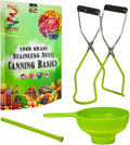 Canning Supplies Starter Kit (Food Grade) - Canning Kits Set for Beginners - 3 Pcs. Including Wide Mouth Jar Funnel