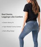 Ultra Stretch Skinny Jeans for Women with Pockets