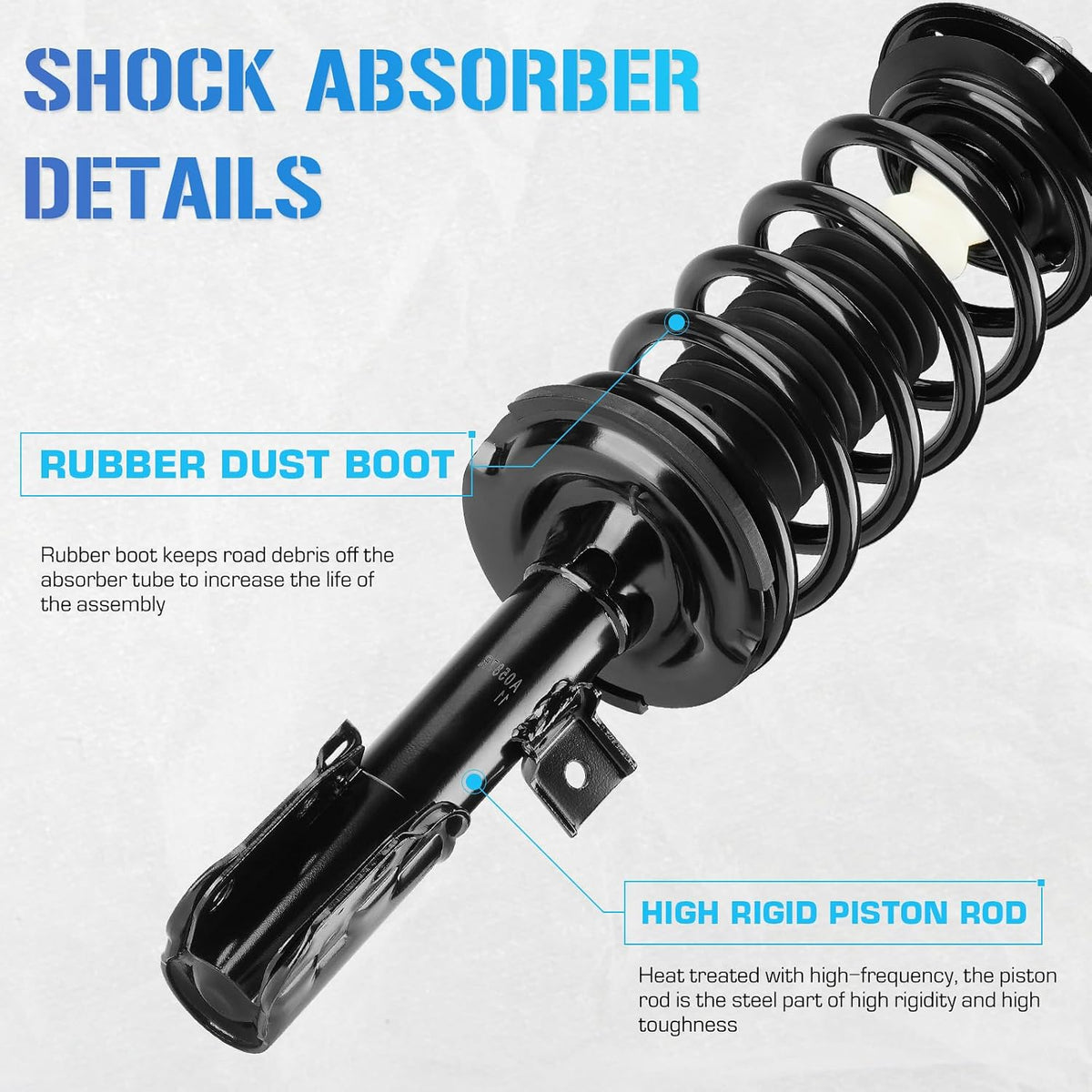 ILONPA Front Struts w/Coil Spring & Sway Bar Links for Chevy Equinox GMC Terrain Saturn Vue Pontiac Torrent Suzuki XL-7, Suspension Kit Shock Absorbers Assemblies for 172526 172527 K750188 K750189
