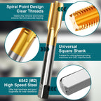 5/8"-11 UNC Thread Tap Set, M2 HSS Right Hand Thread Milling Tap
