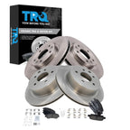 TRQ Brake Pad & Rotor Kit Ceramic