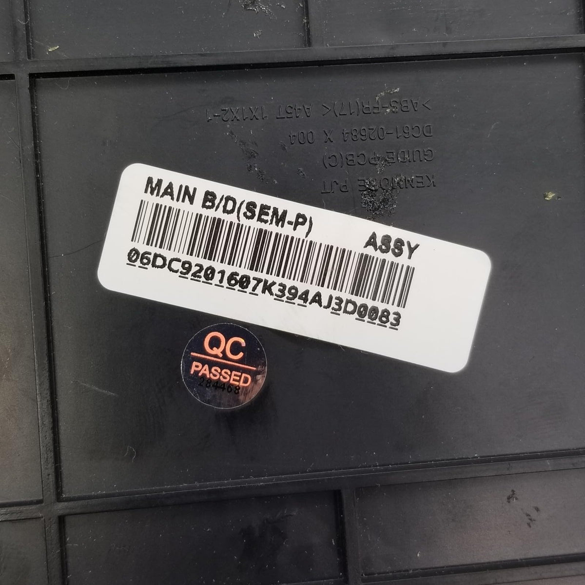 OEM Replacement for Samsung Dryer Control Assy DC92-01607K