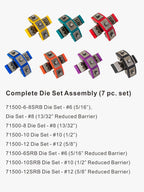 AMZCNC 71500 Hydraulic A/C Hose Crimper Kit with Snap-On Dies