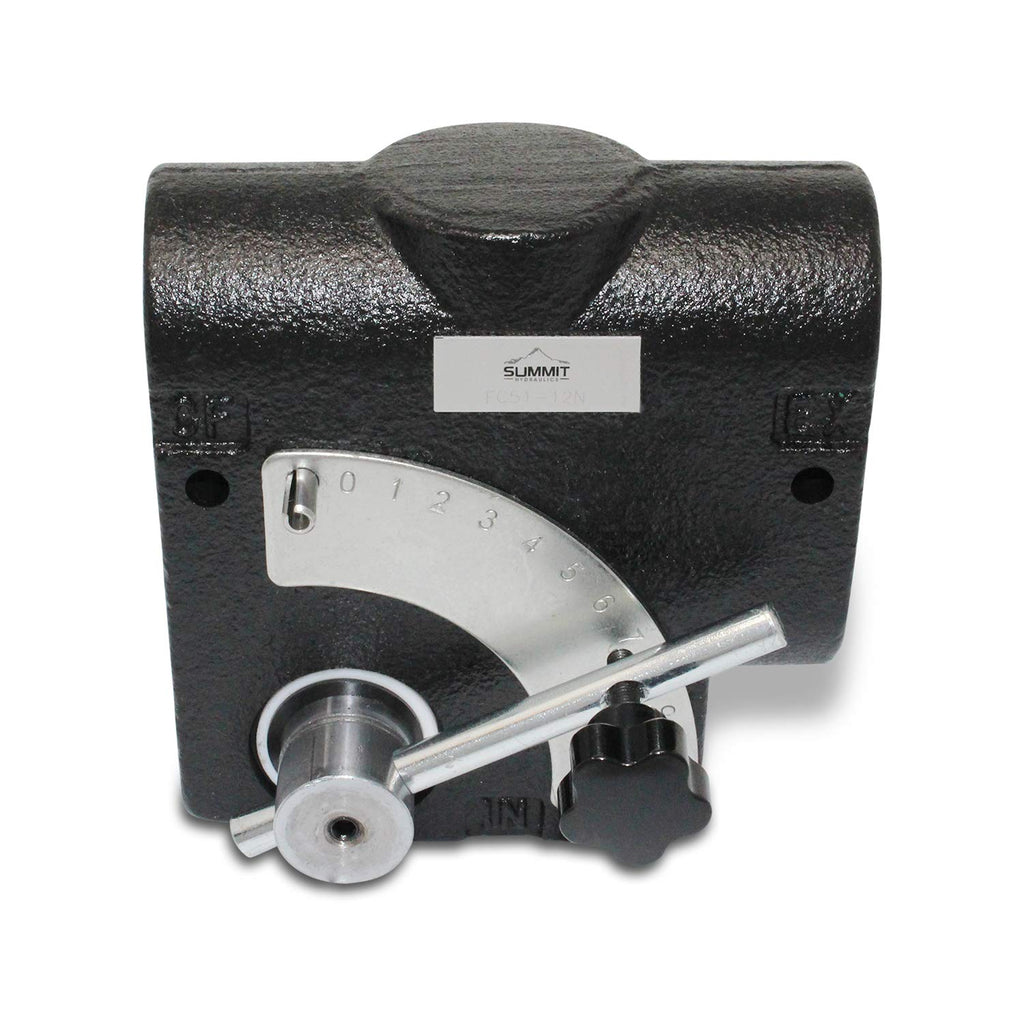 Hydraulic Adjustable Variable Flow Control Valve, 0-30 GPM, 3/4” NPT Port Size