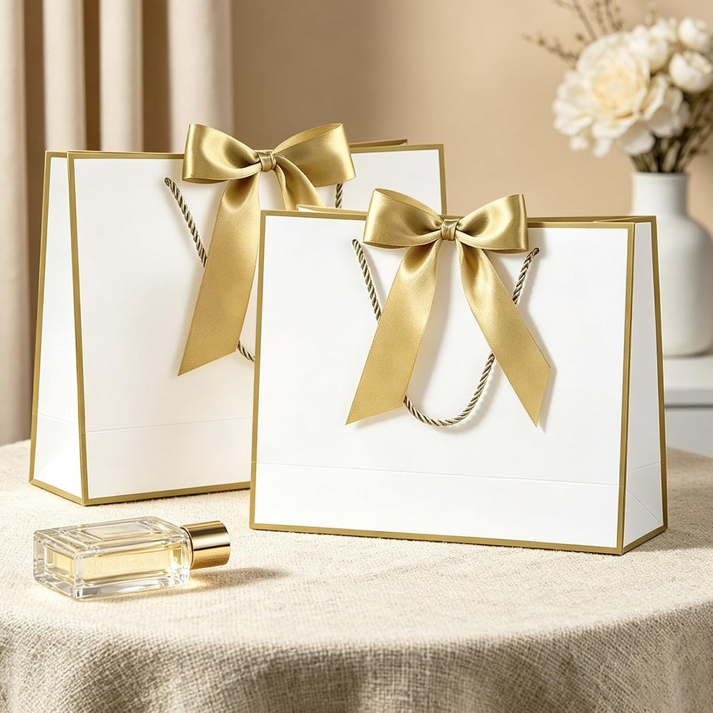 Gift Bags with Handles, 11" Small Gift Bags with Tissue Paper