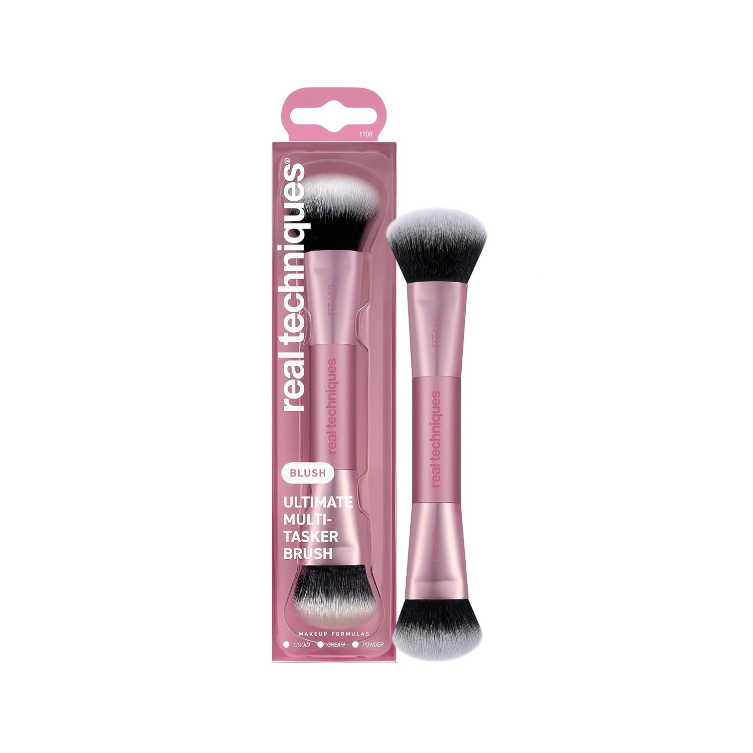 Ultimate Multi Tasker Brush, Makeup Brush for Foundation | Airbrushed finish, dual-ended bronzer brush and blush