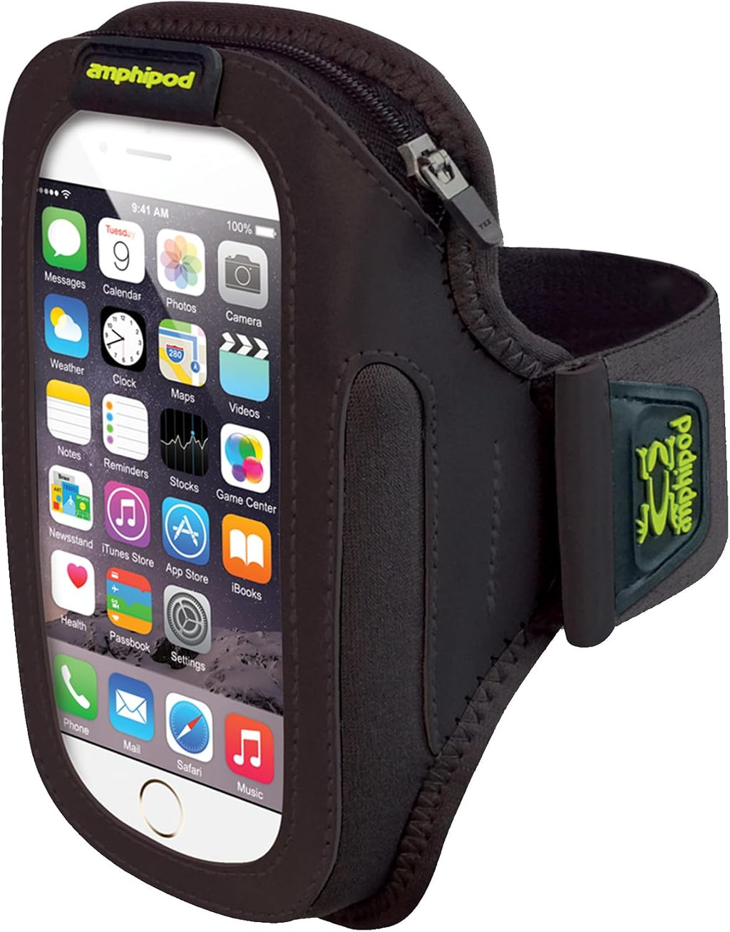 ArmPod SmartView Sumo Armband, Reflective Arm or Belt Cell Phone Accessory with Zip Storage for Running & Walking