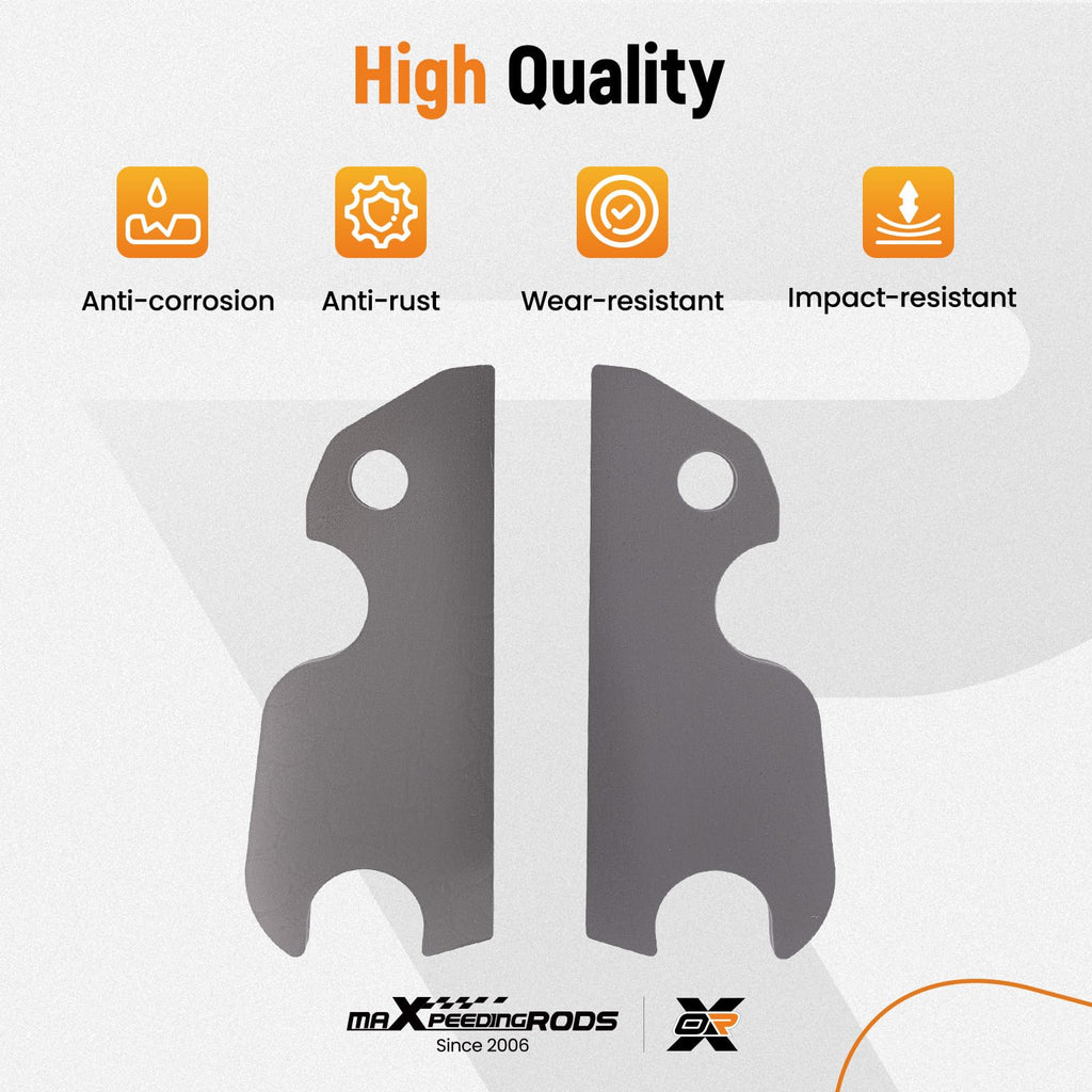 maXpeedingrods Quick Attach Bucket Ears KX057-2 pcs Attachment with/Without Base Compatible with Kubota U55 KX191