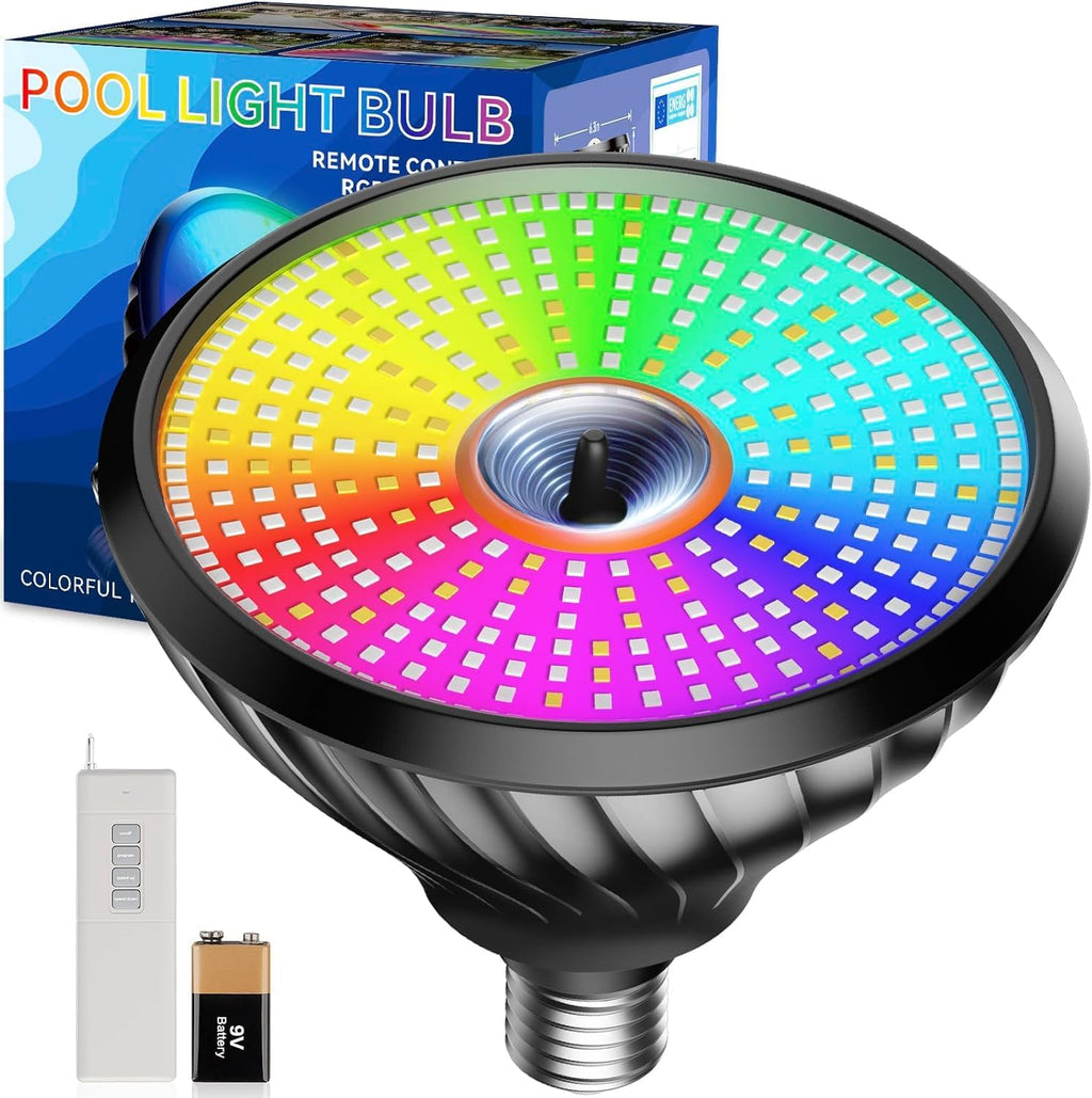 Pool Lights for Inground Pool, 120V 90W LED Smart Color Changing | Pool Light Bulb for Inground Pool Underwater Pool