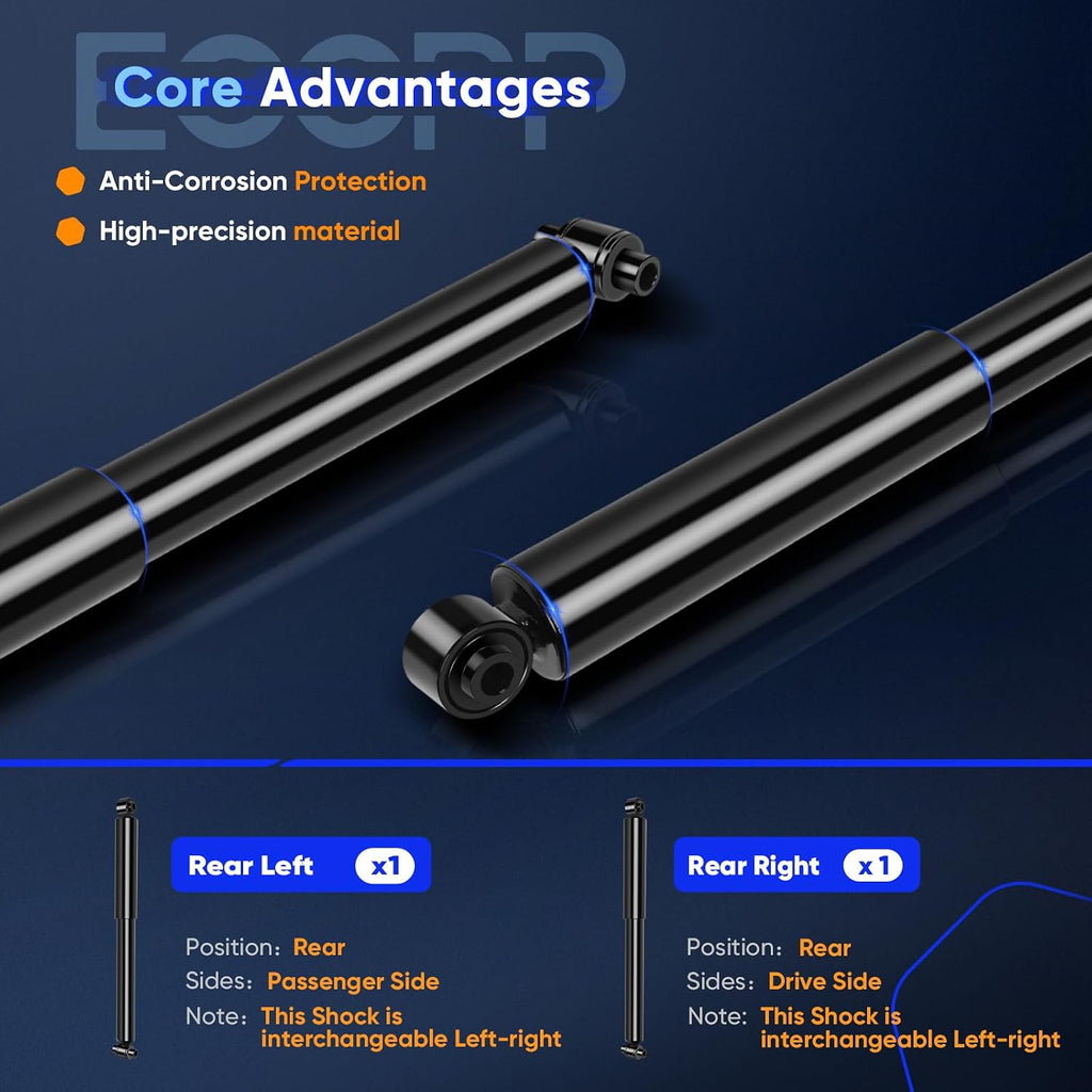 ECCPP Shocks Absorber Struts Rear Fits 2002-2009 for Chevy Trailblazer