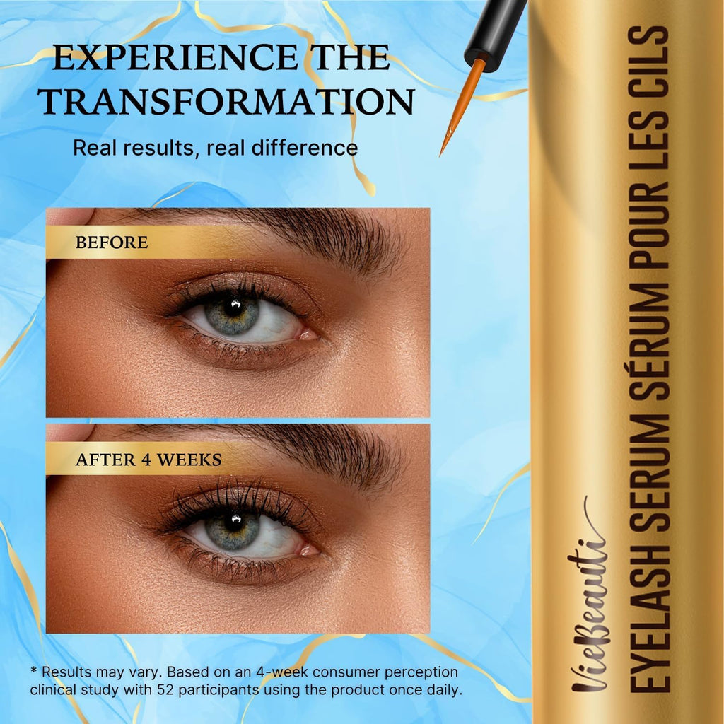 Lash Serum for Eyelash Growth: 5mL Eyelash Growth Serum with Advanced Formula to Boost Longer Fuller and Thicker