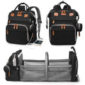 Baby Diaper Bag with Changing Station, Waterproof Diaper Bag Backpack for Moms Dads with USB Charging Port, Baby