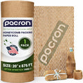 Honeycomb Packing Paper Roll, 1-Pack Recyclable Cushioning Wrap