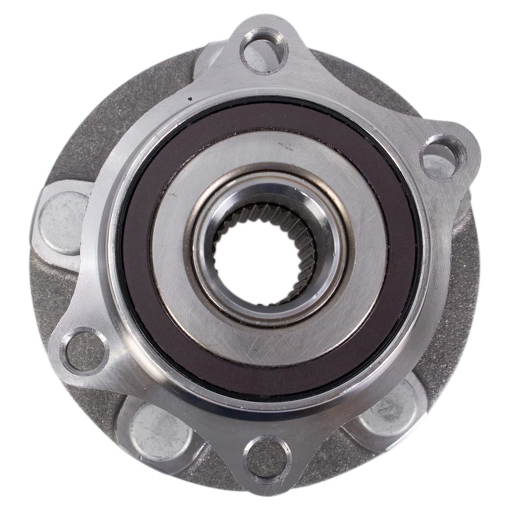 TRQ 2 Piece Rear Wheel Bearing & Hub Assembly Set