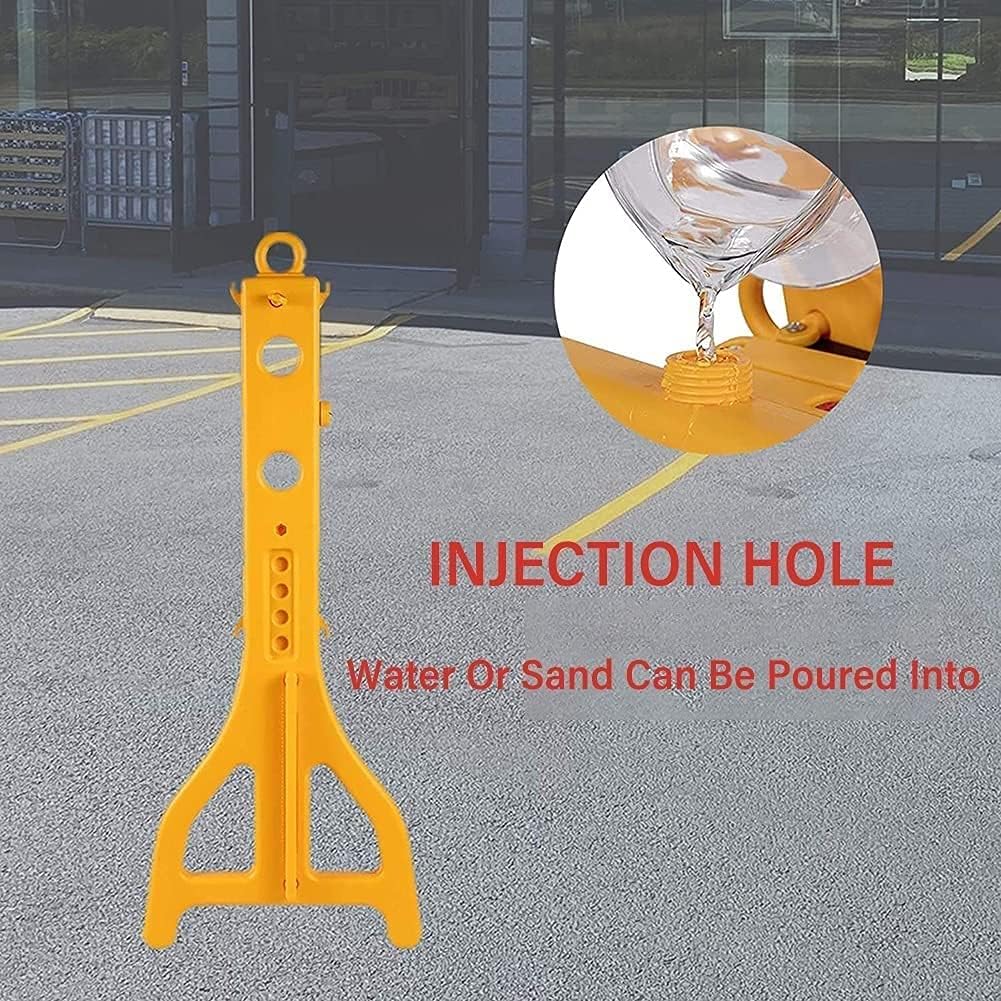 Expandable Mobile Barricade 2 Pcs Expandable Mobile Barricade | Plastic Safety Traffic Gate Fence Water Filled