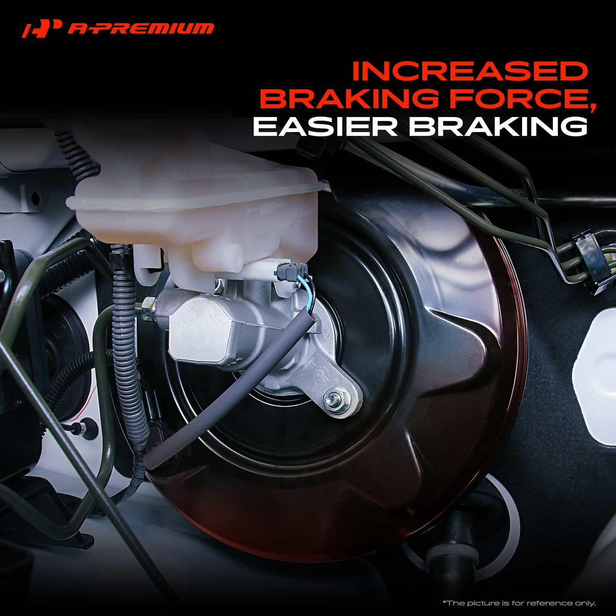 A-Premium Vacuum Brake Booster Compatible with Kia