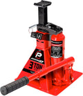 3 Ton All-in-One Hydraulic Bottle Jack and Jackstand in One, Compact, Wide Base, 11-21 Inch Range, Eliminates