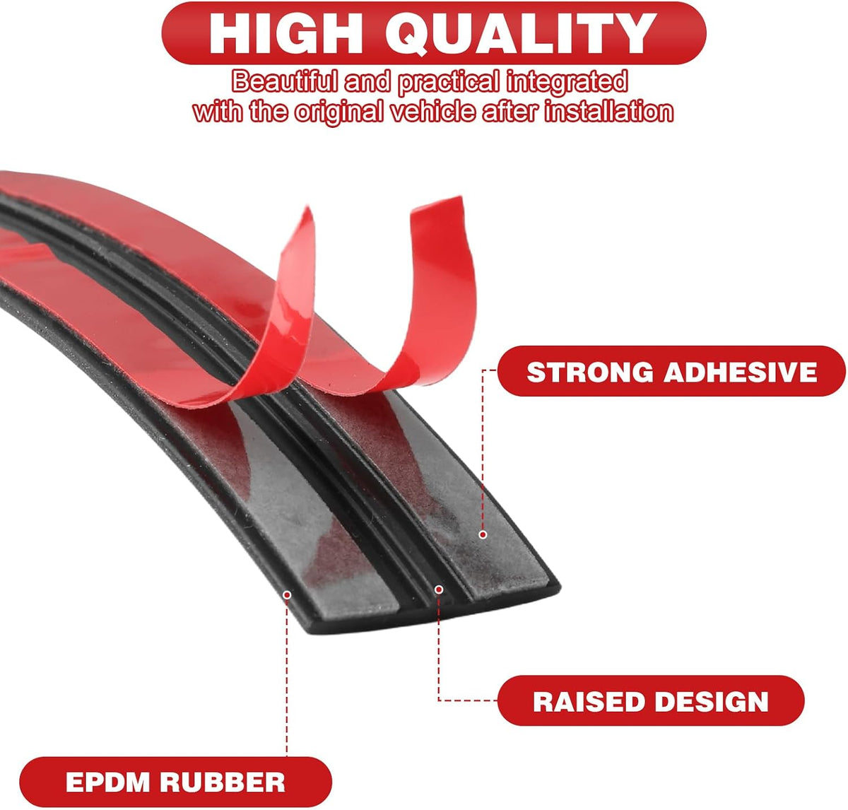 DGSL T-Shape Windshield Weather Stripping, 14mm x 26.2 FT Rubber Seal