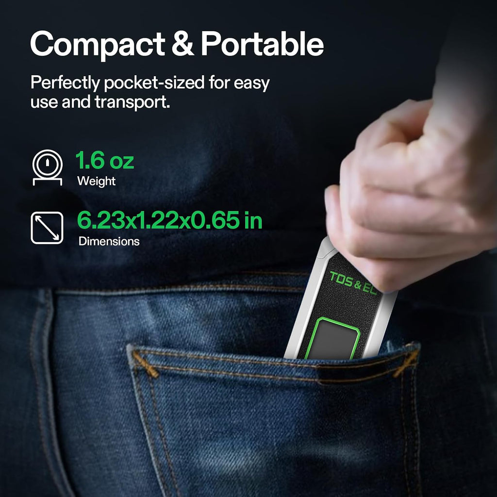 TDS Meter, 3 in 1 TDS, EC & Temperature Meter, Accurate Digital Water Quality Tester for Drinking Water, Aquarium