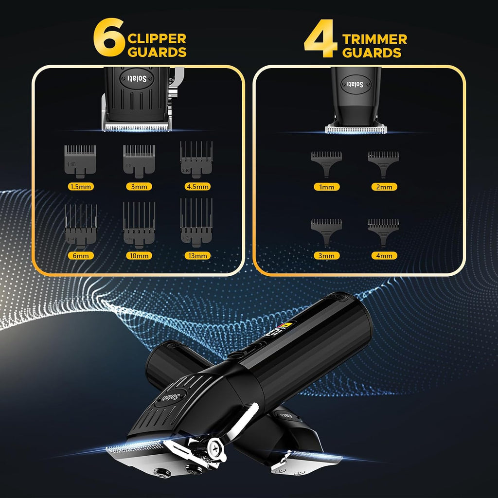 Professional Hair Clippers for Men Beard Trimmers Kit Zero Gapped Haircut Grooming Shaver Gift for Men Women Barber
