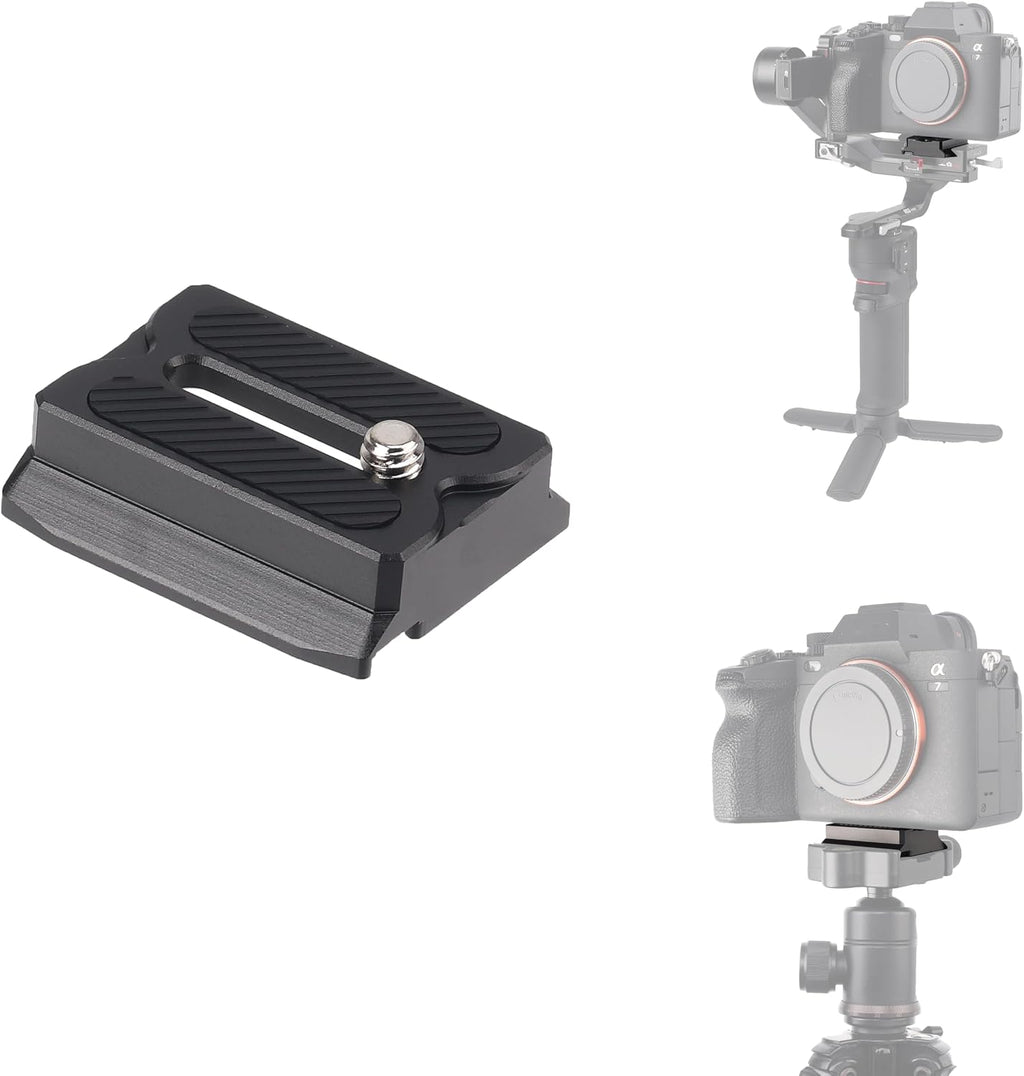 RS Upper Camera Quick Release Plate for DJI Ronin RS 5 / RS3 / RS 3 Mini Pro/RS 2 / RSC 2 / RS 4 / RS 4 Pro/RS 4 Mini